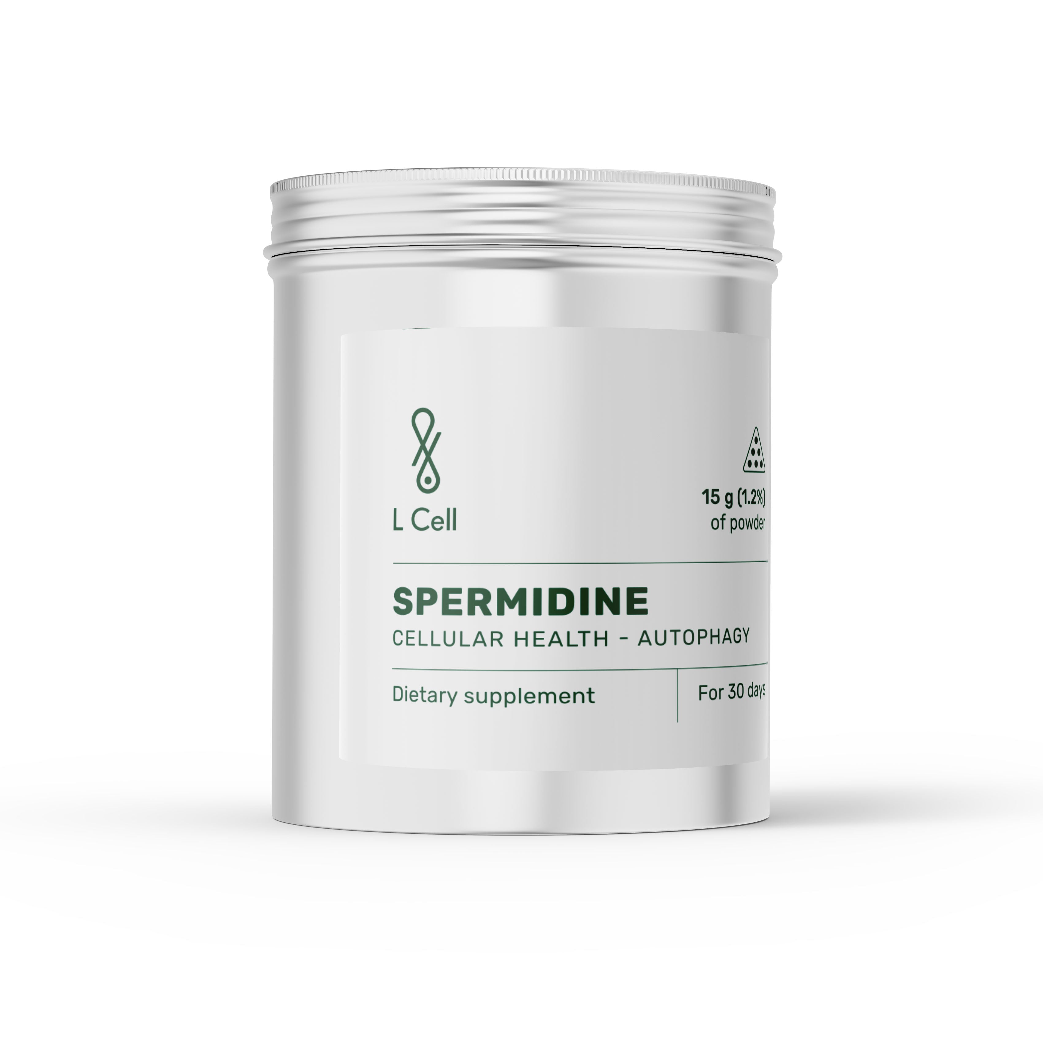 Spermidin-Pulver 15g (30 Portionen, 1,2% Konzentration)