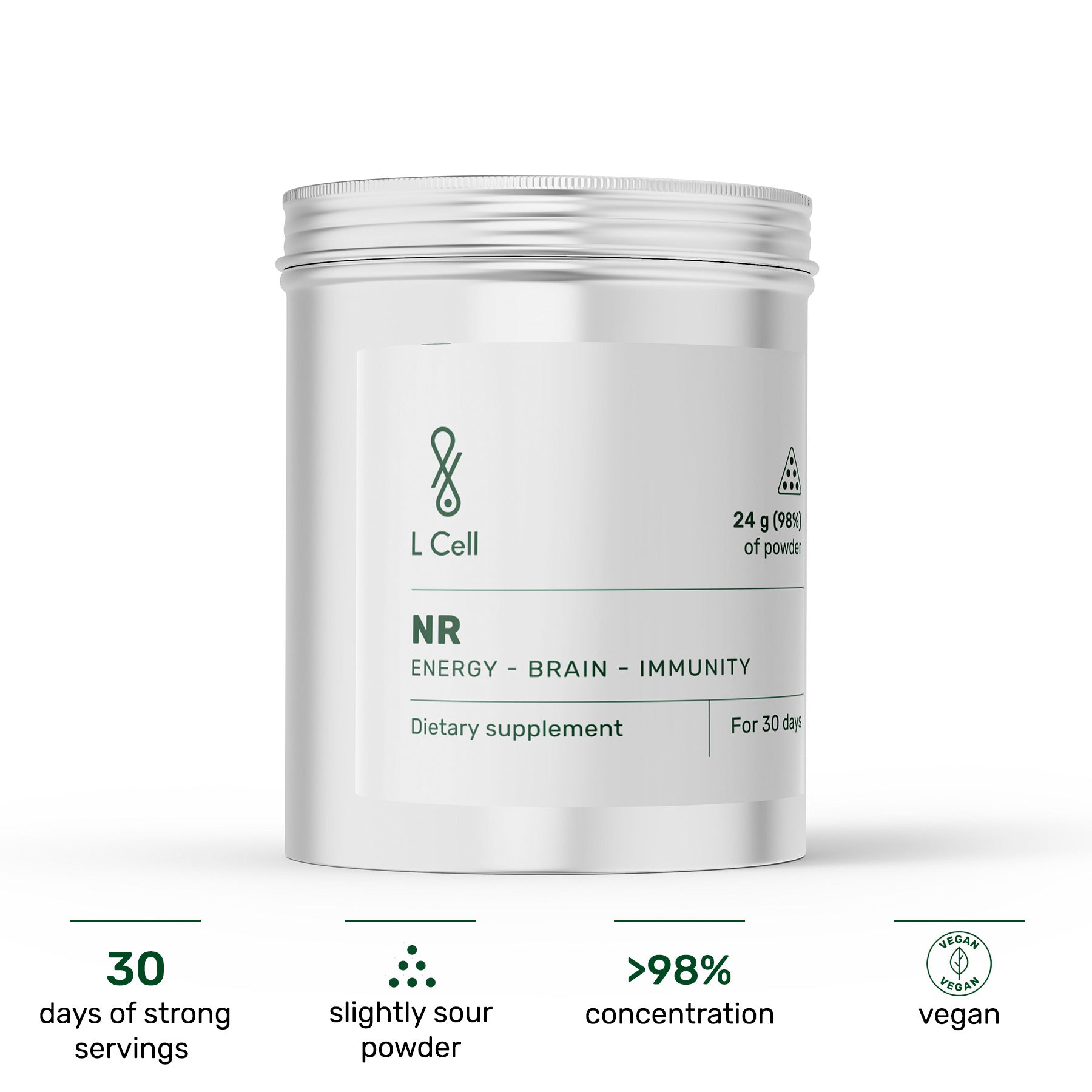 NR Pulver 24g (60 Portionen, >98% Reinheit)