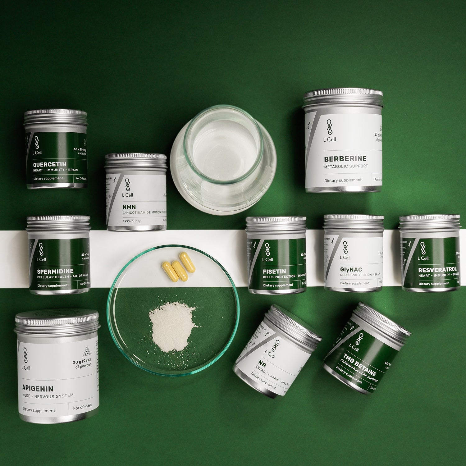 GlyNAC Pulver 30 g (30 Portionen, 99 % Reinheit)